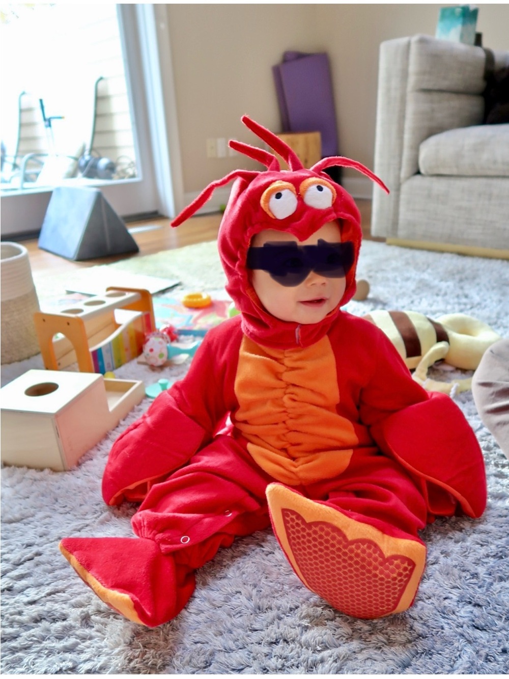 InCharacter Lil' Lobster Infant Costume - Red/Orange